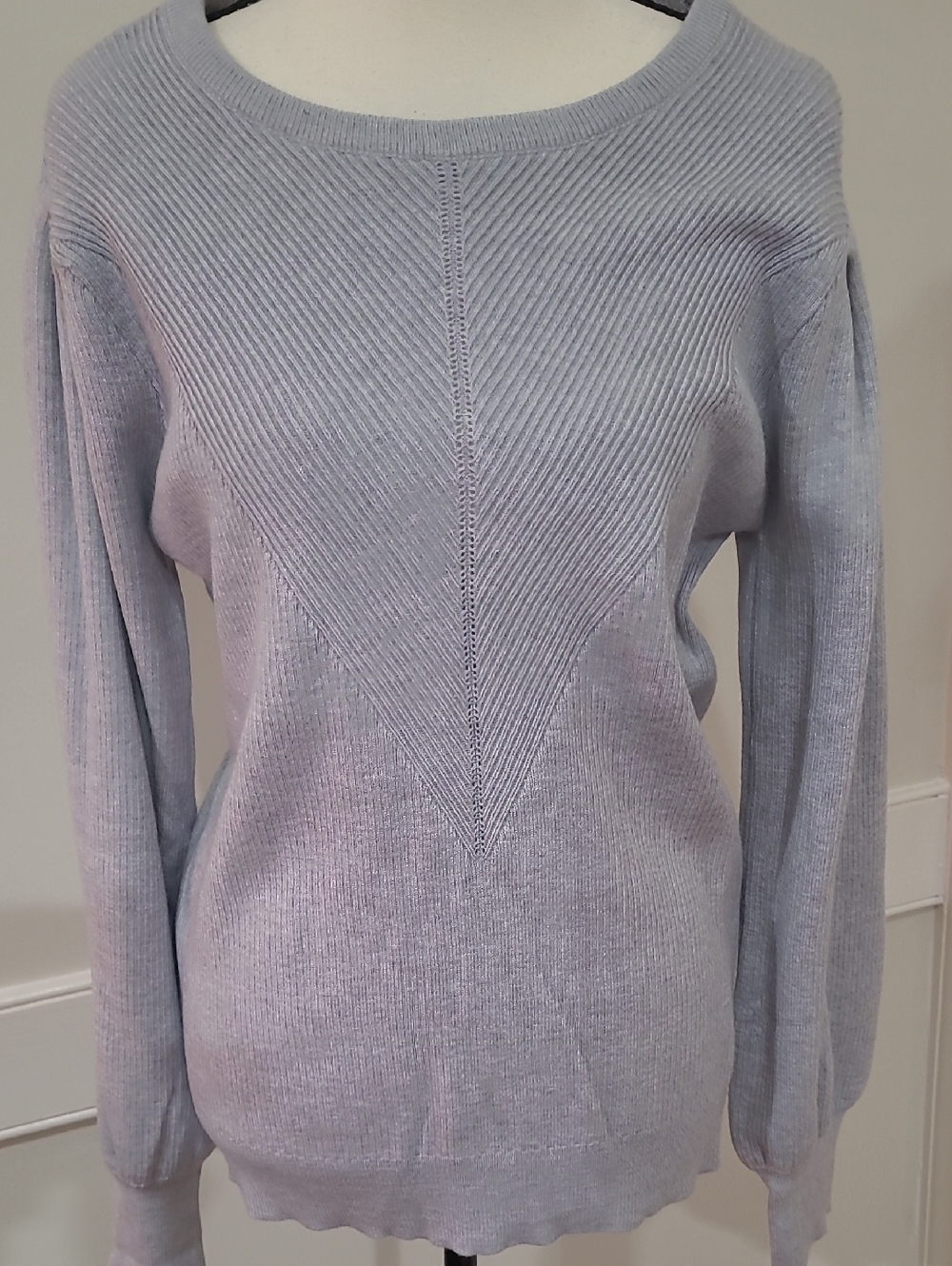 Dokotoo Women's Light Gray Knit Sweater - Size XL
